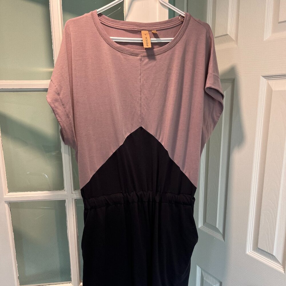 Large Indyeva violet and black dress